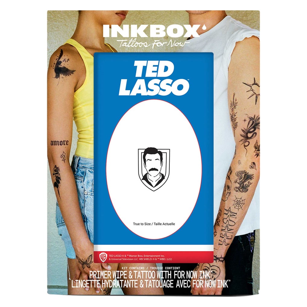  Ted Lasso Inkbox 2" x 2" Be Curious, Not Judgmental Temporary Tattoo