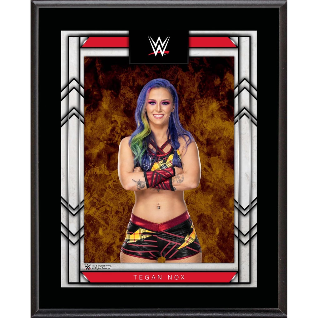 Tegan Nox WWE Fanatics Authentic 10.5" x 13" Sublimated Plaque