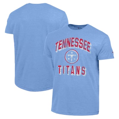  Tennessee Titans Champion Ultimate Tri-Blend T-Shirt - Light Blue