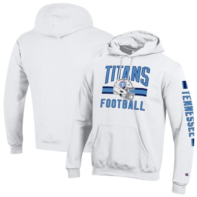  Tennessee Titans Champion Powerblend Hoodie - White