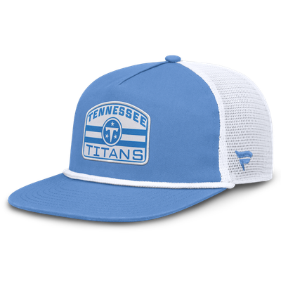 Tennessee Titans Fanatics Guidepost Golfer Adjustable Hat - Light Blue/White