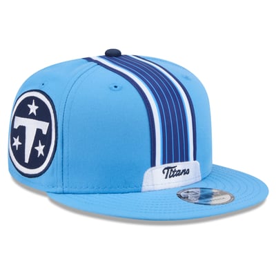 Tennessee Titans New Era 2026 Rivalries Collection Fan Pack Helmet 9FIFTY Snapback Hat - Light Blue