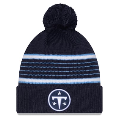 Tennessee Titans New Era 2026 Rivalries Collection Cuffed Knit Hat - Navy