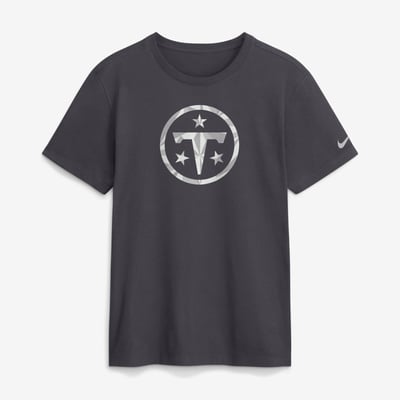 Tennessee Titans Nike Fractal Logo T-Shirt - Anthracite