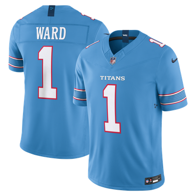 Cameron Ward Tennessee Titans Nike Team Vapor F.U.S.E. Stitched Limited Jersey - Light Blue