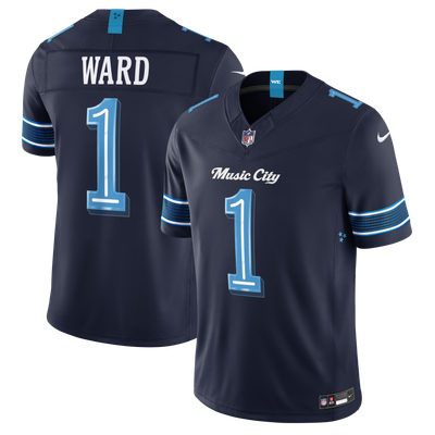 Cameron Ward Tennessee Titans Nike 2026 Rivalries Collection Stitched Limited Jersey - Navy