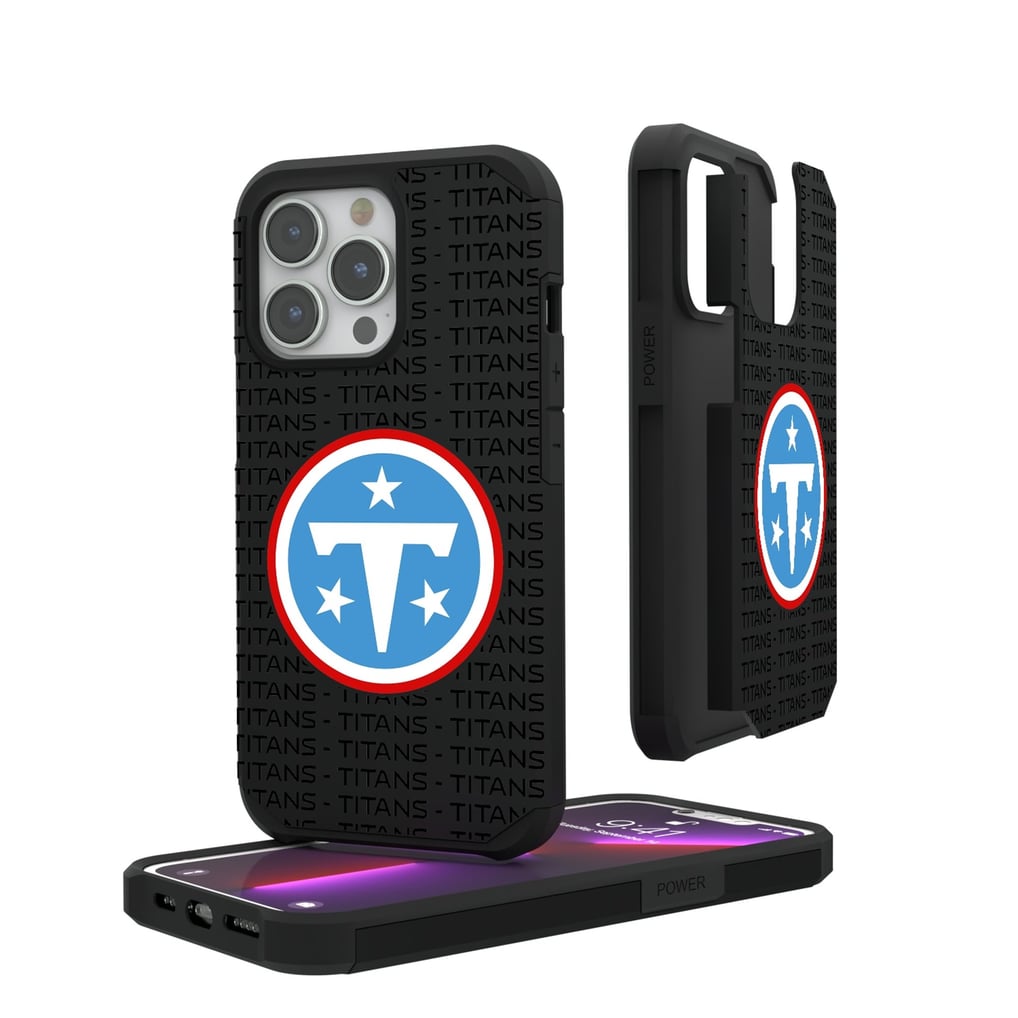 Tennessee Titans iPhone Rugged Case with Text Design