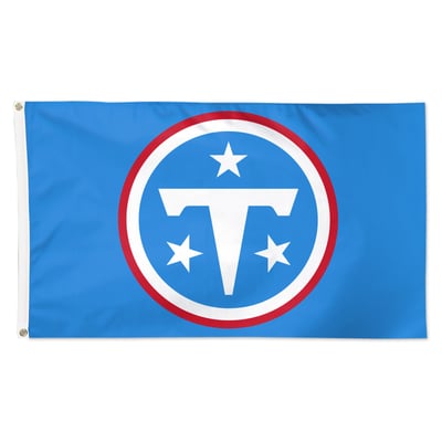 Tennessee Titans WinCraft  Single-Sided Deluxe 3' x 5' Primary Logo Flag