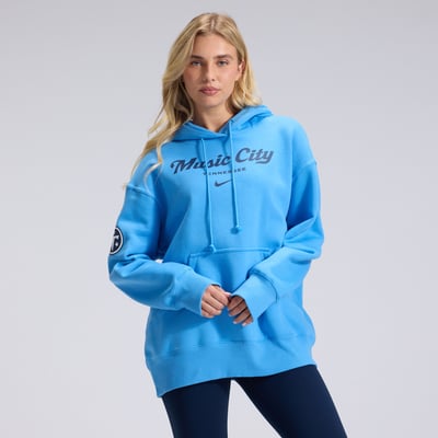  Tennessee Titans Nike Women's 2026 Rivalries Collection Oversized Pullover Hoodie - Light Blue