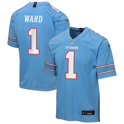 Cameron Ward Tennessee Titans Nike Youth Game Jersey - Light Blue