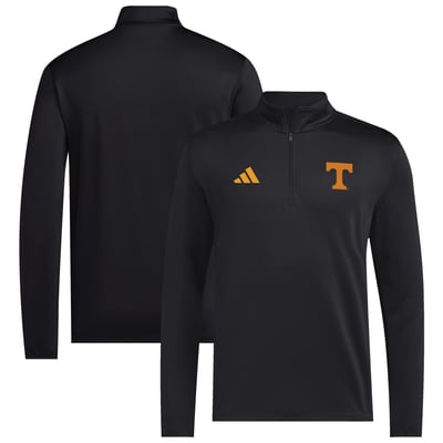 Tennessee Volunteers adidas 2026 Sideline Ultimate 365 Woven Quarter-Zip Pullover - Black