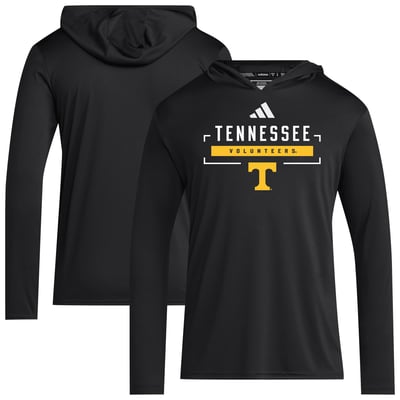  Tennessee Volunteers adidas D4T Long Sleeve Hooded T-Shirt - Black