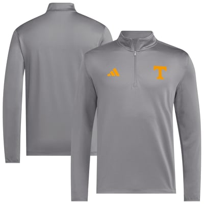 Tennessee Volunteers adidas 2026 Sideline Ultimate 365 Woven Quarter-Zip Pullover - Gray