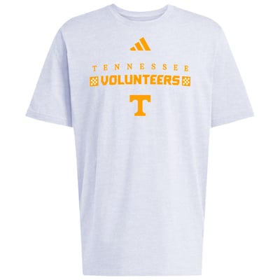  Tennessee Volunteers adidas Checkered Fresh T-Shirt - Gray