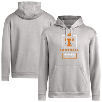  Tennessee Volunteers adidas Football Hoodie - Gray