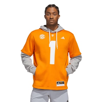 Tennessee Volunteers adidas Home Hooded Jersey - Tennessee Orange