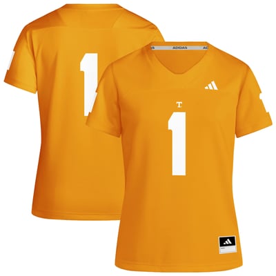 #1 Tennessee Volunteers adidas Women's Replica Football Jersey - Tennessee Orange
