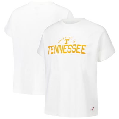 Tennessee Volunteers League Collegiate Wear Women's Slub Rolled Cuff T-Shirt - White