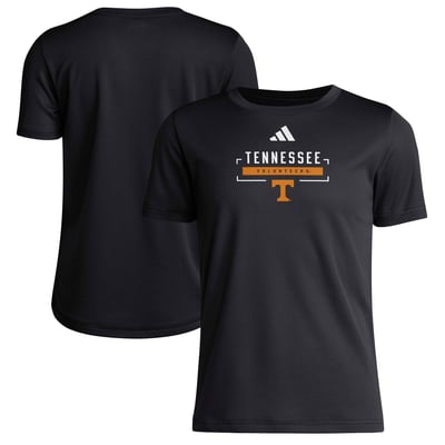  Tennessee Volunteers adidas Youth Pregame Performance T-Shirt - Black