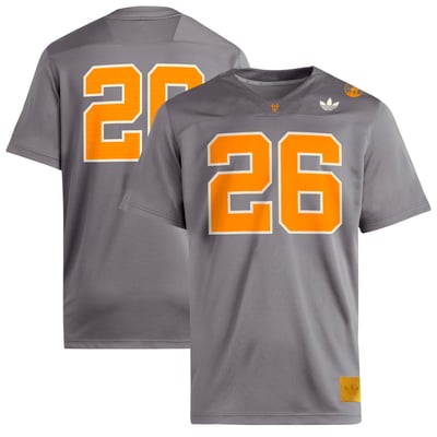 #26 Tennessee Volunteers adidas Youth Neyland Legacy Strategy Jersey - Smokey Grey
