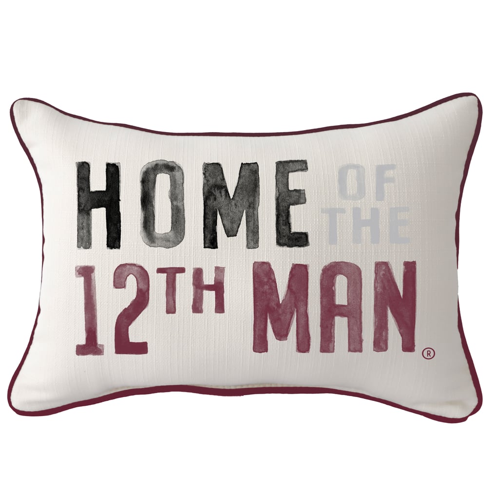 Texas A&M Aggies Poster Rectangular Piped Pillow