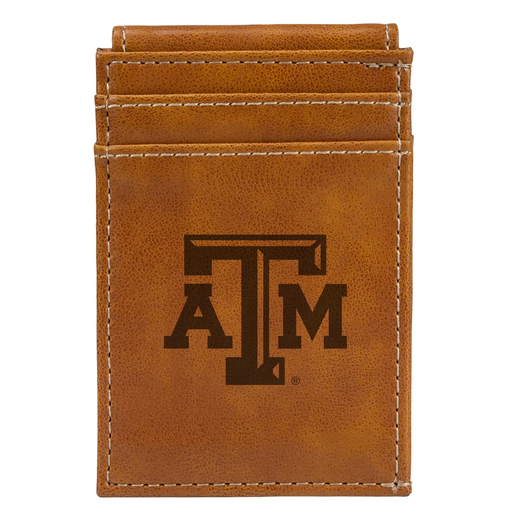 Texas A&M Aggies Front Pocket Wallet - Brown