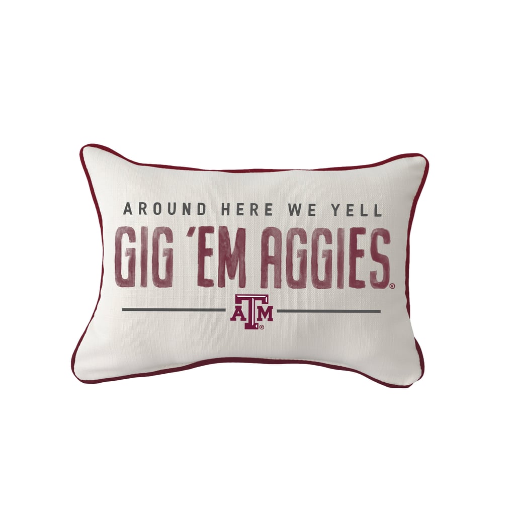  Texas A&M Aggies Little Birdie Rectangular Piped Pillow