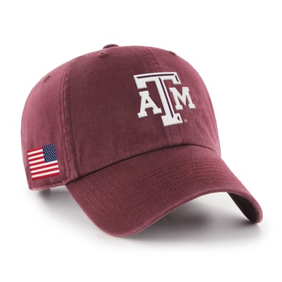 Texas A&M Aggies '47 Americana Heritage Clean Up Adjustable Hat - Maroon