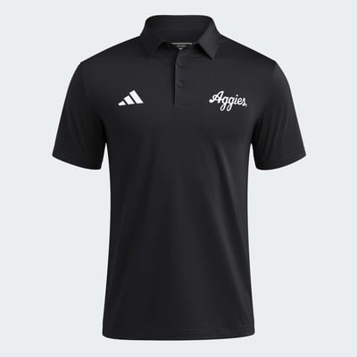 Texas A&M Aggies adidas Ultimate 365 Solid Polo - Black
