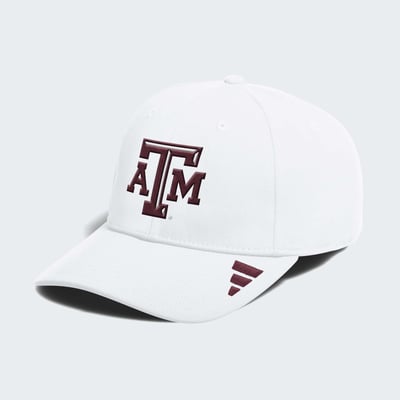 Texas A&M Aggies adidas 2026 Sideline Flex Hat - White