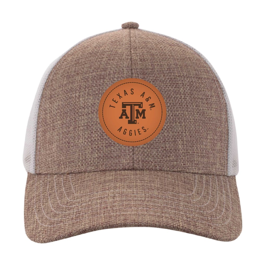 Texas A&M Aggies Ahead Pregame Adjustable Hat - Tan/White