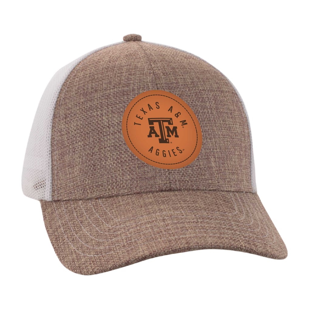 Texas A&M Aggies Ahead Pregame Adjustable Hat - Tan/White