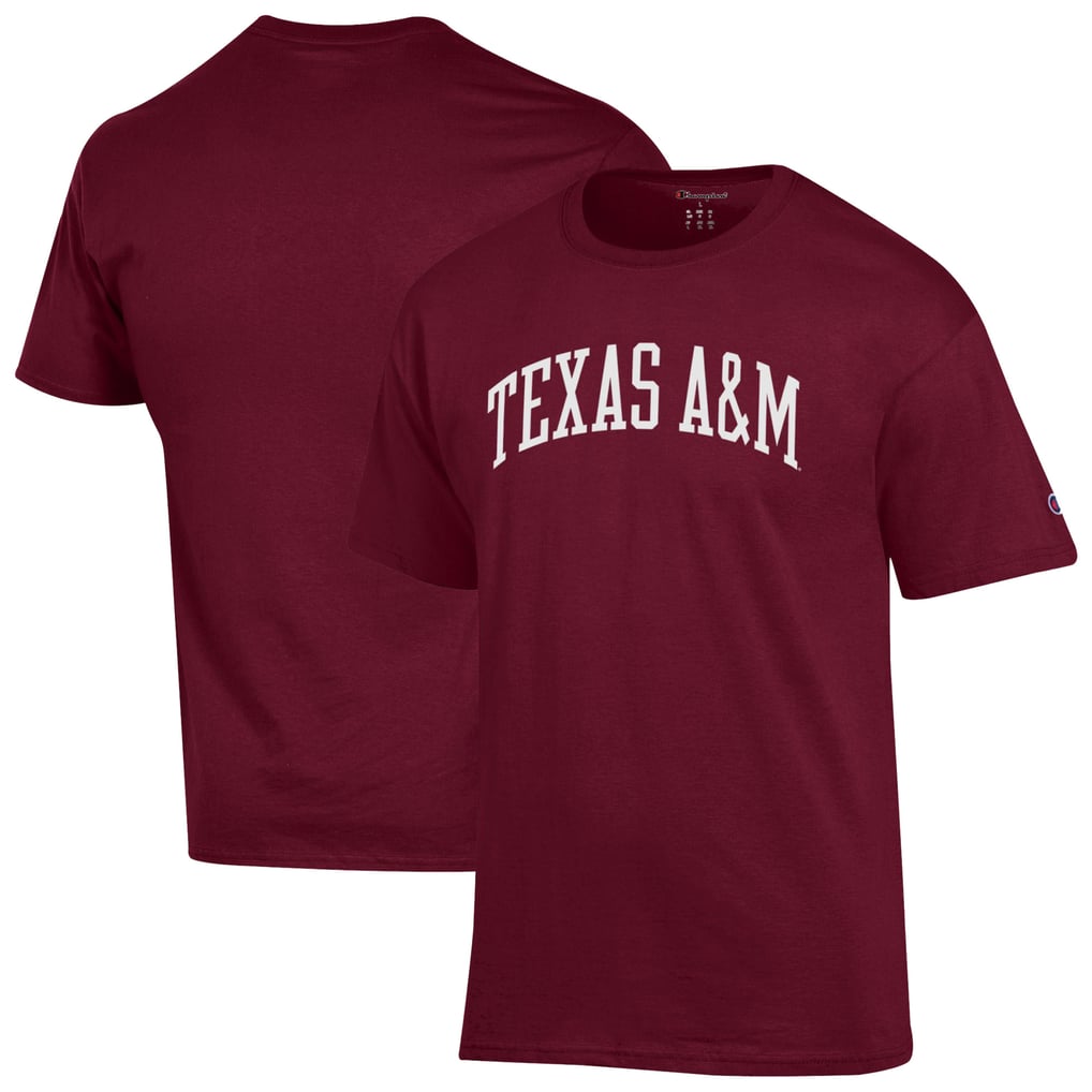  Texas A&M Aggies Champion Basic Arch T-Shirt - Maroon