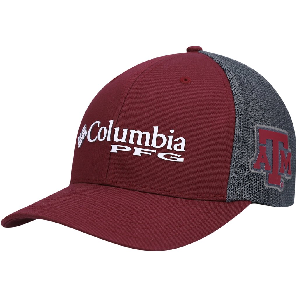 Texas A&M Aggies Columbia PFG Snapback Adjustable Hat - Maroon