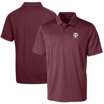  Texas A&M Aggies Cutter & Buck Alumni Logo Prospect Textured Stretch Polo - Maroon