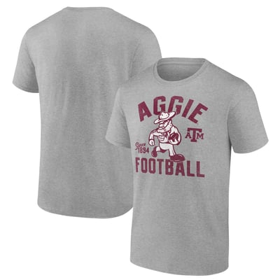  Texas A&M Aggies Sarge Favorite Football T-Shirt - Heather Gray