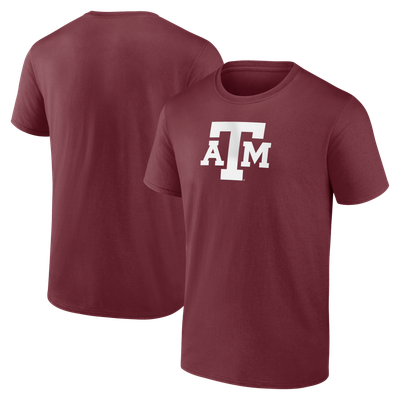 Texas A&M Aggies Logo Athletic Primary Logo T-Shirt - Maroon