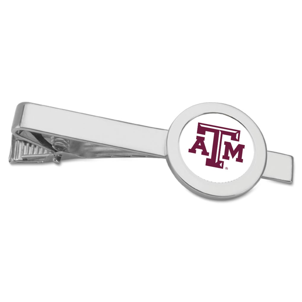 Texas A&M Aggies Team Logo Tie Bar - Silver