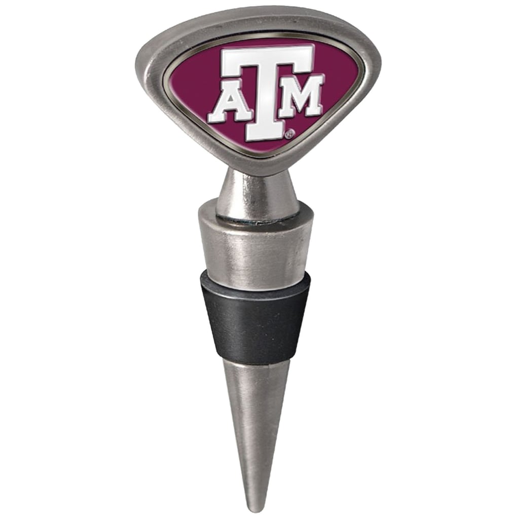 Texas A&M Aggies Wine Stopper - Silver