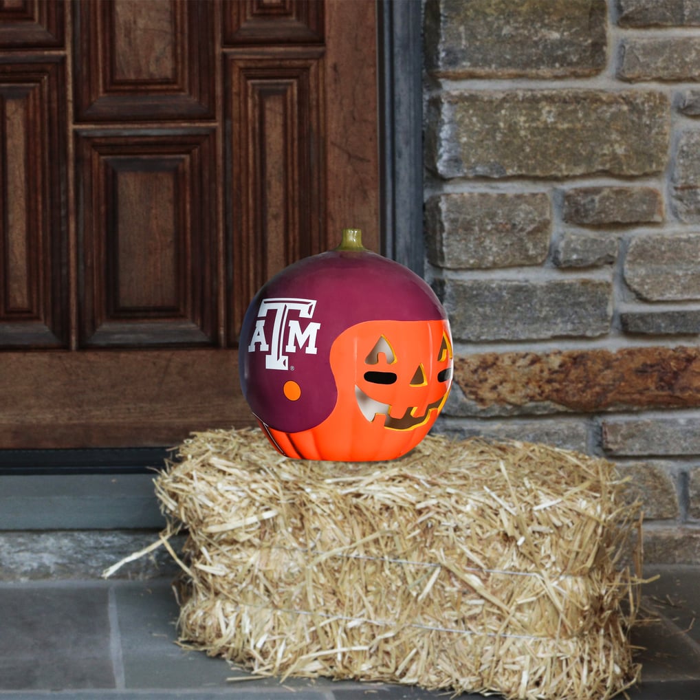 Texas A&M Aggies Ceramic Pumpkin Helmet