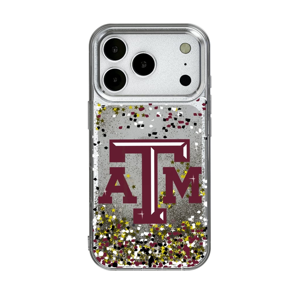 Texas A&M Aggies iPhone Glitter Confetti Design Case