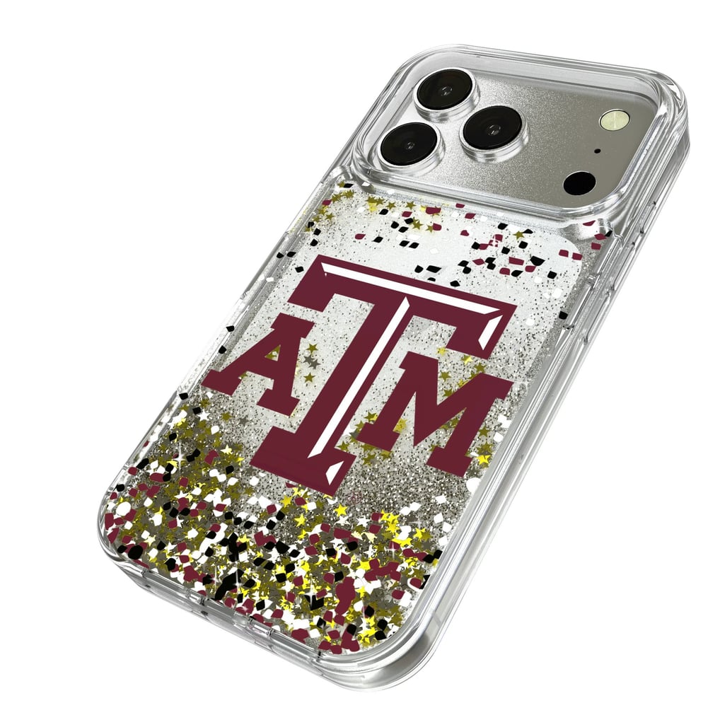 Texas A&M Aggies iPhone Glitter Confetti Design Case