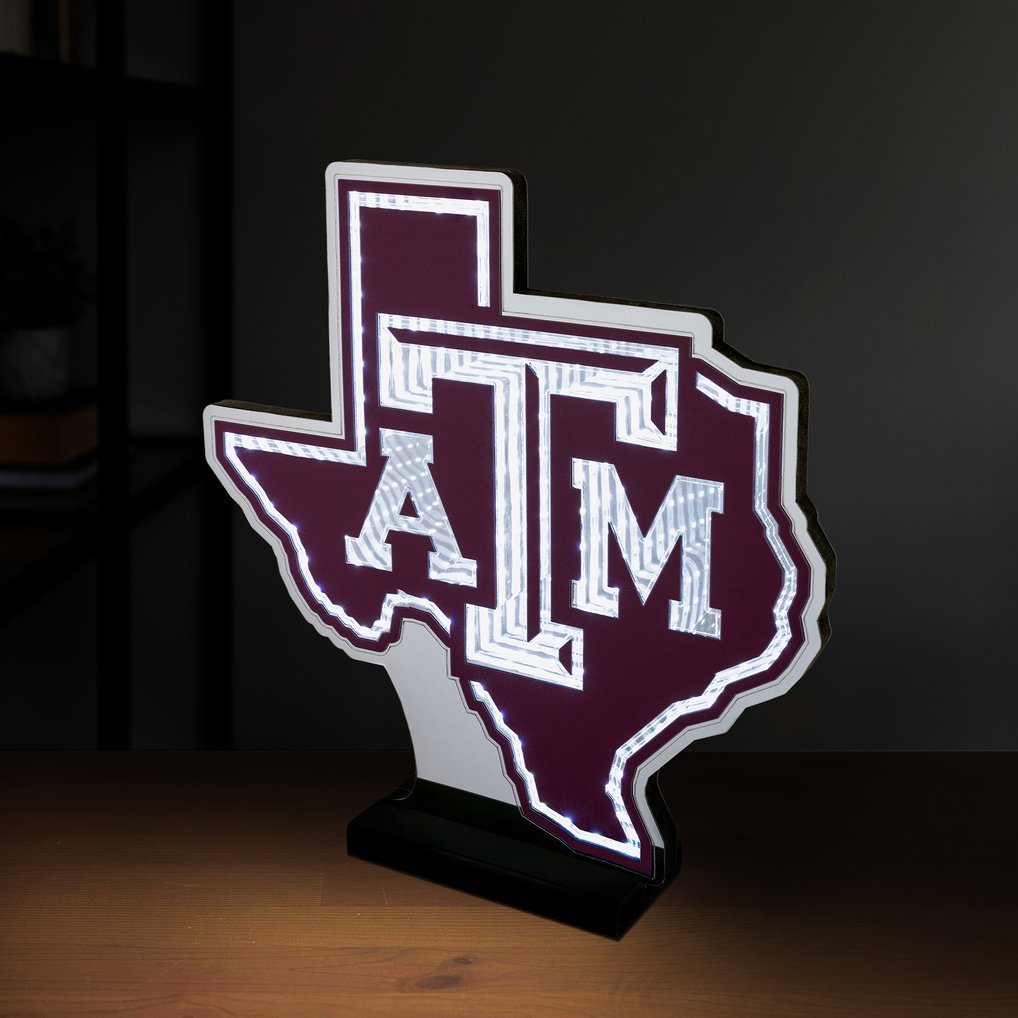 Texas A&M Aggies LED Infinity Logo Light