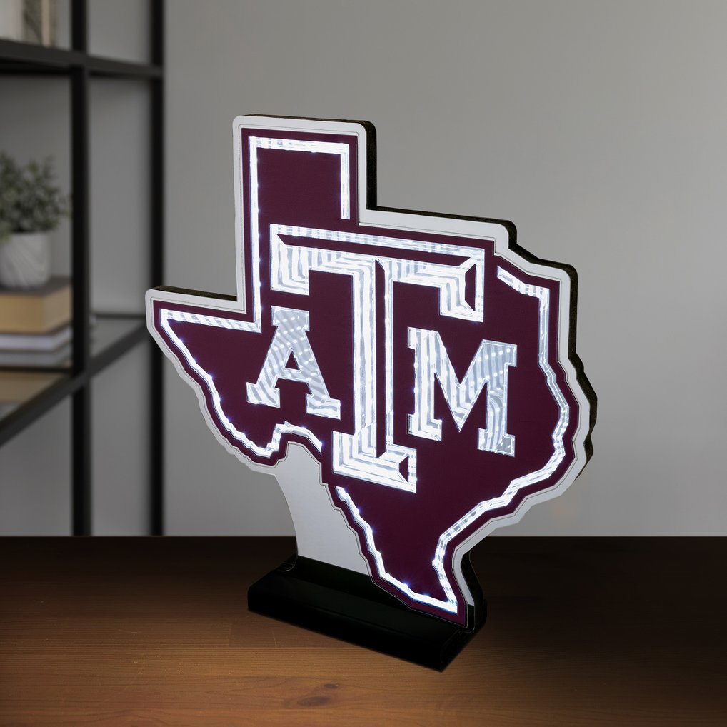 Texas A&M Aggies LED Infinity Logo Light