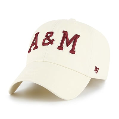  Texas A&M Aggies '47 Unisex Clean Up Adjustable Hat - Sand