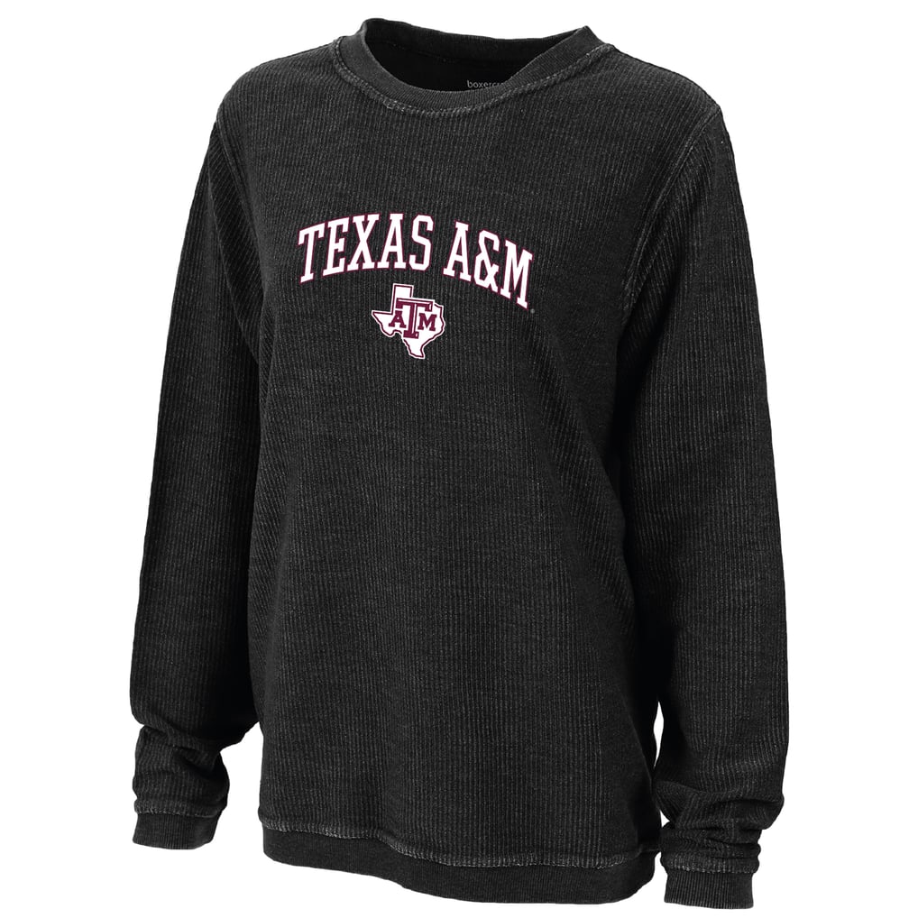 Texas A&M Aggies Boxercraft Women's Rally Corduroy Pullover Sweatshirt - Black