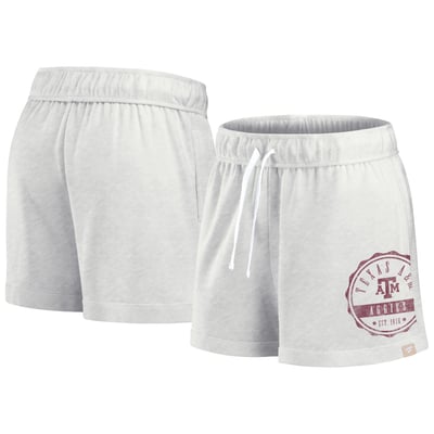 Texas A&M Aggies Fanatics Women's Win Badge Shorts - Oatmeal