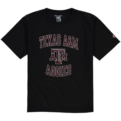 Texas A&M Aggies Champion Youth Circling Team Jersey T-Shirt - Black