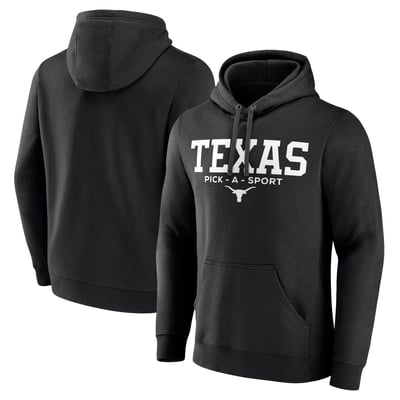 Texas Longhorns Authentic Pick-A-Sport Pullover Hoodie - Black