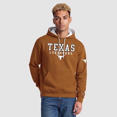  Texas Longhorns Champion Contrast Hoodie - Texas Orange